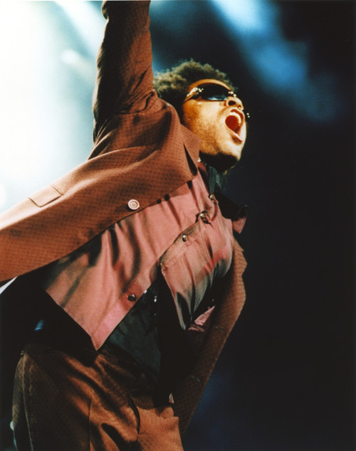 Lenny Kravitz in Red Suit Photo Print - Item # VARCEL689742