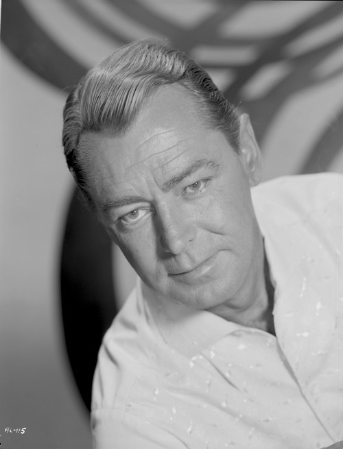 Alan Ladd Leaning on the Right in Close Up Portrait in Classic Photo Print - Item # VARCEL689762