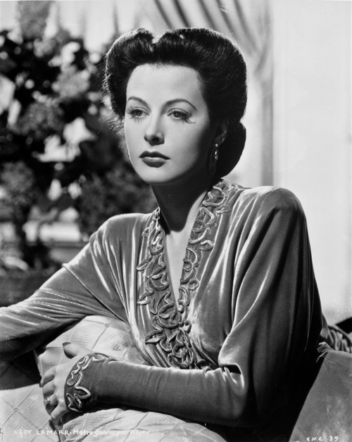 Hedy Lamarr wearing a silk dress Photo Print - Item # VARCEL689852