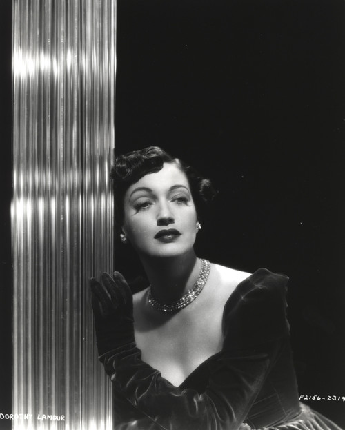 Dorothy Lamour Portrait in Classic with Gloves Photo Print - Item # VARCEL689886