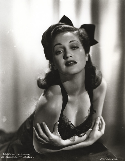 Dorothy Lamour wearing a hair ribbon Photo Print - Item # VARCEL689889
