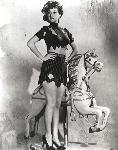 Dorothy Lamour Hands on Waist in Classic with Carrousel Photo Print - Item # VARCEL689896