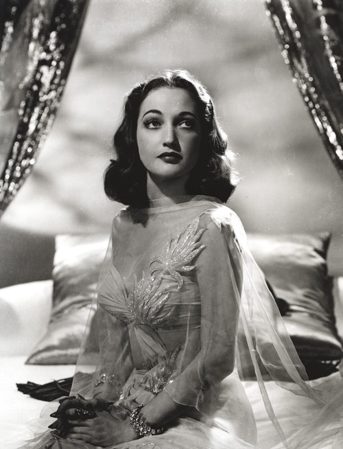 Dorothy Lamour wearing a dress with a sheer overlay Photo Print - Item # VARCEL689891