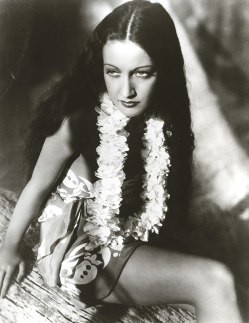 Dorothy Lamour wearing a Floral lei Photo Print - Item # VARCEL689903