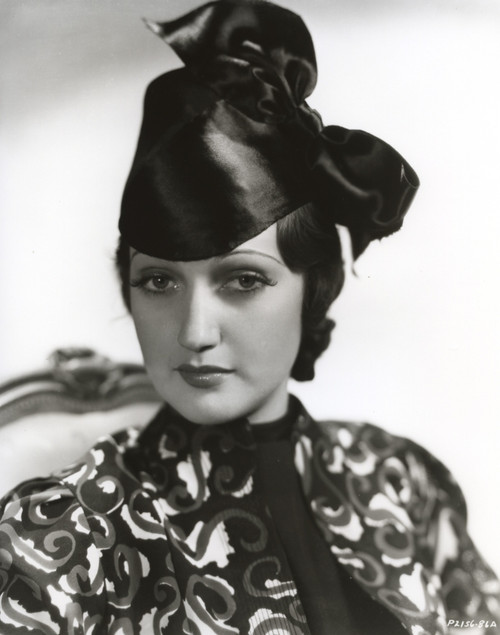 Dorothy Lamour Portrait in Black and White with Scarf Photo Print - Item # VARCEL689905