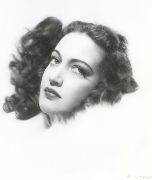 Dorothy Lamour Portrait in Feather Shawl Photo Print - Item # VARCEL689924