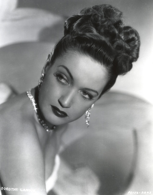 Dorothy Lamour Portrait in Classic with Earrings and Necklace Photo Print - Item # VARCEL689938