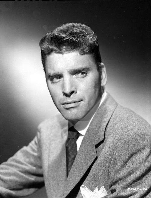 Burt Lancaster wearing Suit and Tie with Handkerchief on Pocket Photo Print - Item # VARCEL690003