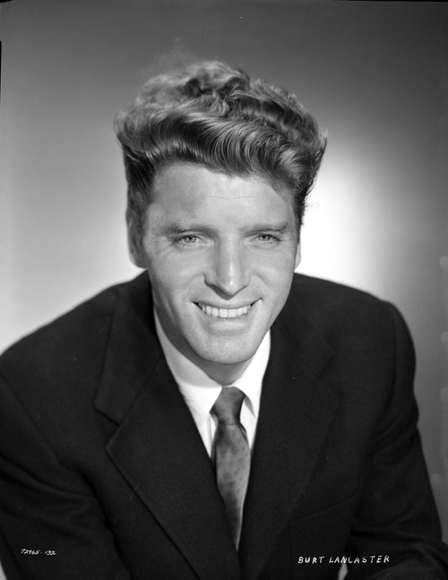 Burt Lancaster smiling in Suit and Necktie Photo Print - Item # VARCEL689998