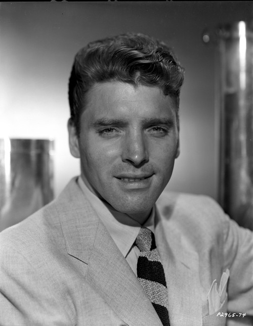 Burt Lancaster posed a Necktie and Stripe Necktie Photo Print - Item # VARCEL690014