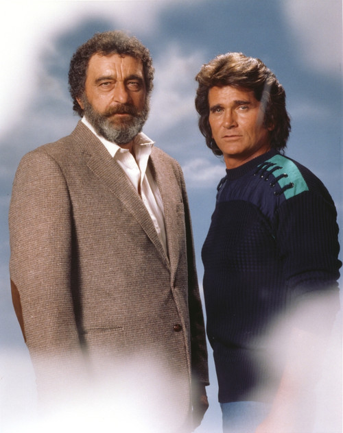 Michael Landon posed with A Man Portrait Photo Print - Item # VARCEL690035