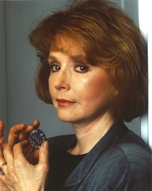 Piper Laurie in Close Up Portrait in Black Formal Coat Photo Print - Item # VARCEL690075