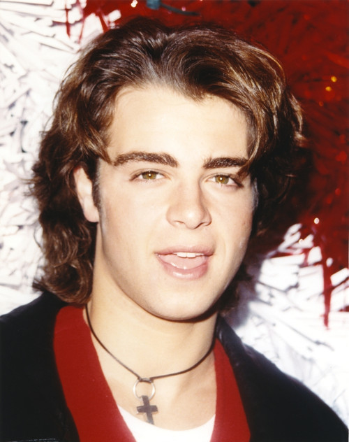 Joey Lawrence wearing a Crucifix Necklace in a Close Up Portrait Photo Print - Item # VARCEL690086