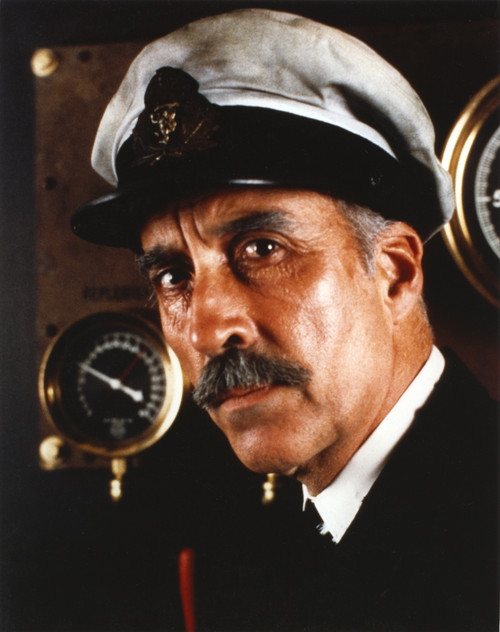 Christopher Lee in Navy Attire Close Up Portrait Photo Print - Item # VARCEL690152