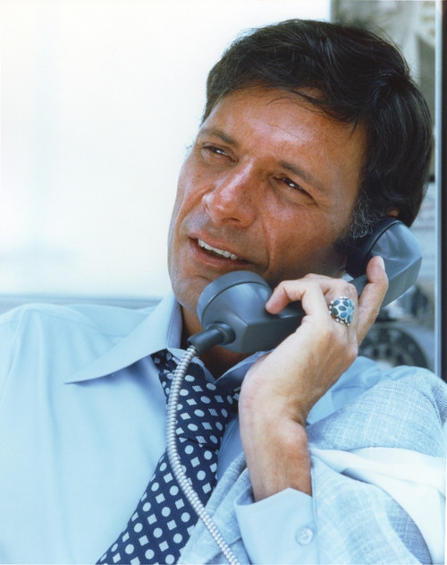 Ron Leibman Talking with Telephone Photo Print - Item # VARCEL690172