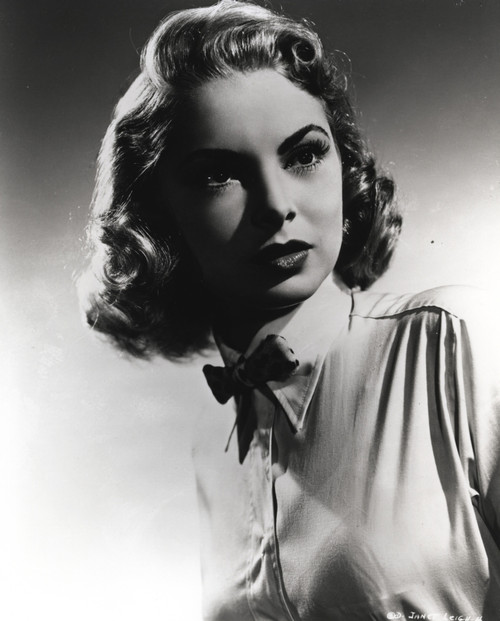 Janet Leigh Posed in Black Short Sleeve Silk Blouse with Hands on the Waist Photo Print - Item # VARCEL690210