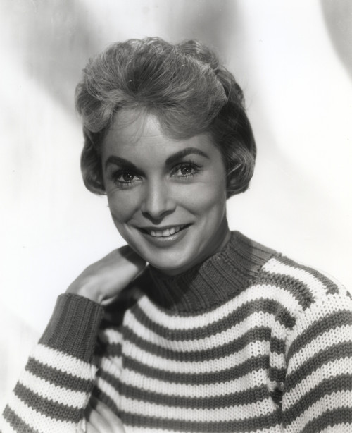 Janet Leigh with Man in Black and White Portrait Photo Print - Item # VARCEL690230