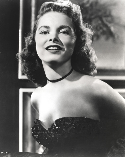 Janet Leigh wearing a strapless dress and choker necklace Photo Print - Item # VARCEL690236