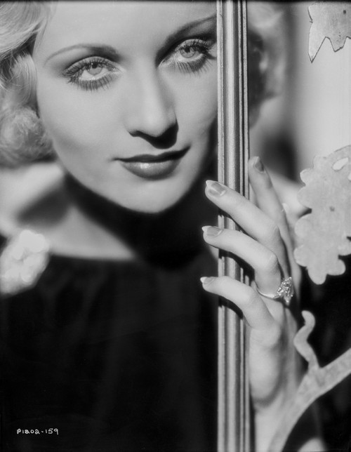 Carole Lombard wearing a Black Blouse with Ring on Finger Photo Print - Item # VARCEL690386