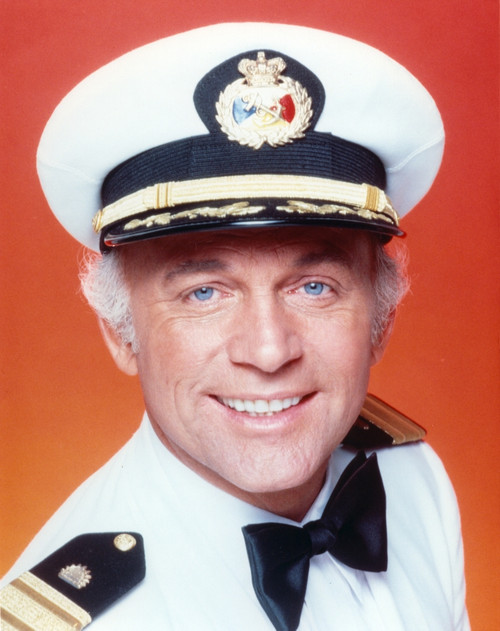 Love Boat in Navy Uniform with Red Background Photo Print - Item # VARCEL690511