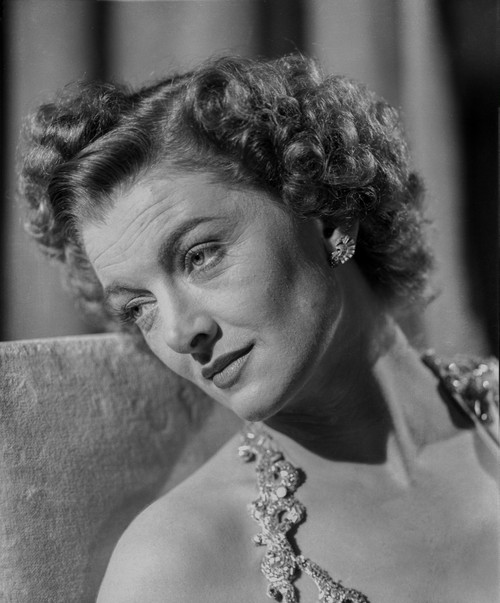Myrna Loy Portrait in Classic with Earrings Photo Print - Item # VARCEL690541