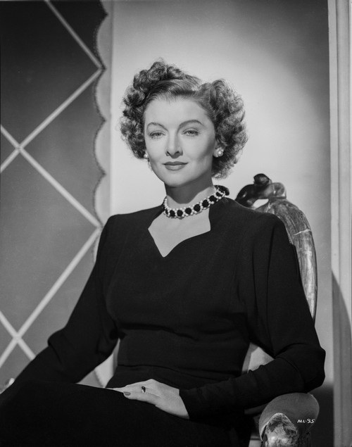 Myrna Loy posed in Black Long sleeves Photo Print - Item # VARCEL690550