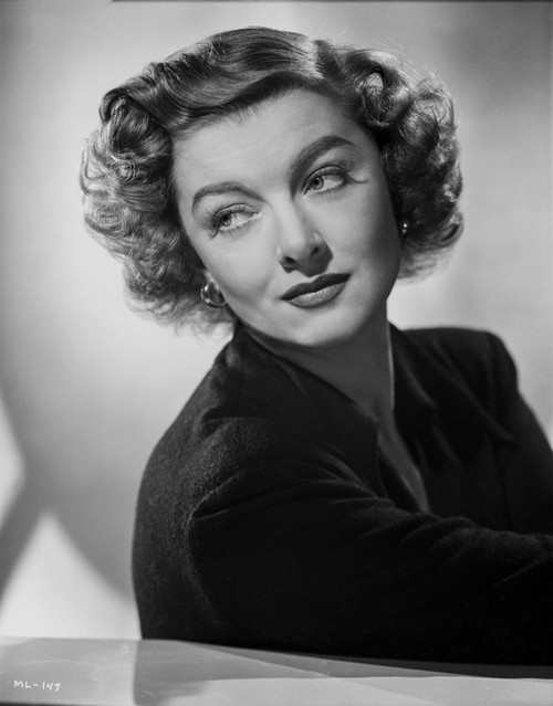 Myrna Loy Looking Away in Classic Photo Print - Item # VARCEL690543
