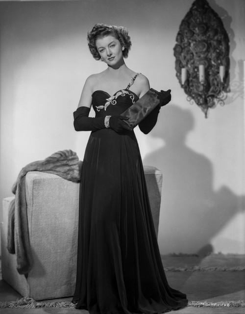 Myrna Loy standing in Tube Dress Photo Print - Item # VARCEL690552