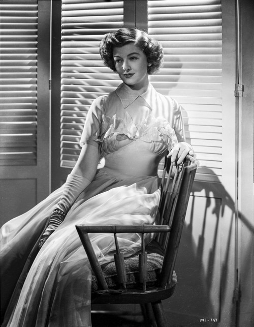Myrna Loy posed on Chair Photo Print - Item # VARCEL690560