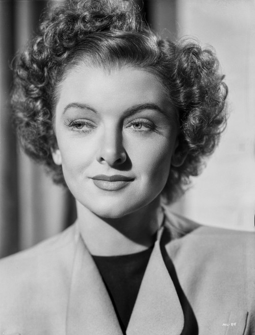 Myrna Loy Portrait in Coat Photo Print - Item # VARCEL690576