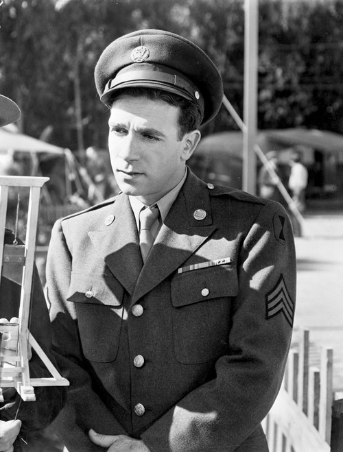 A film still of Dane Clark wearing a military uniform Photo Print - Item # VARCEL691118