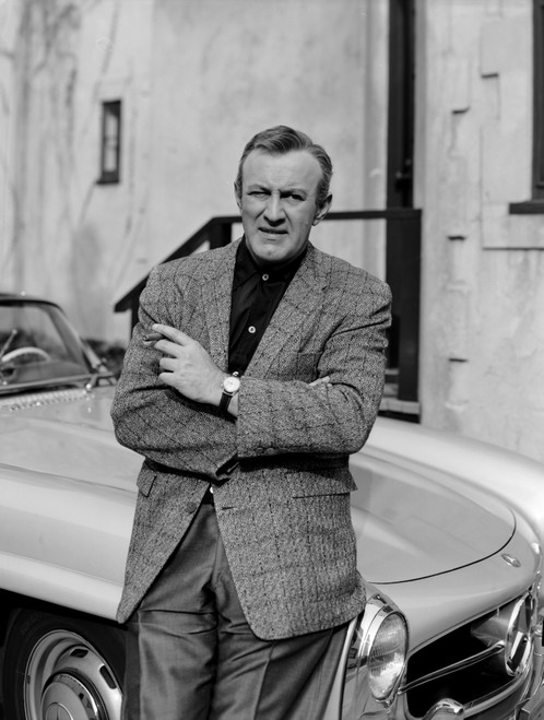 A Lee Cobb leaning on a car Photo Print - Item # VARCEL691143