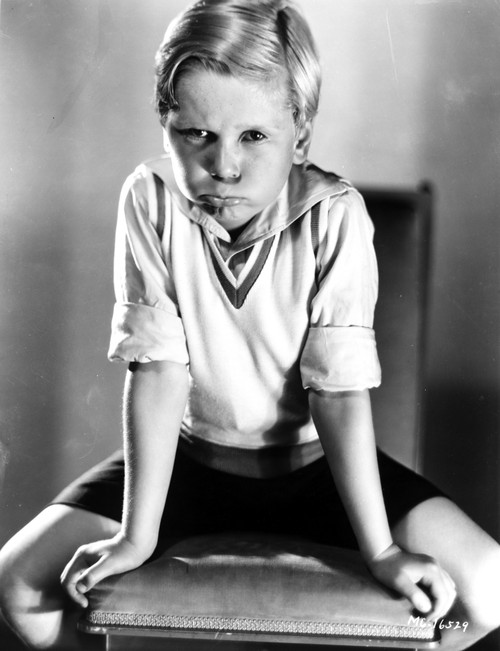 A Jackie Cooper frowning Photo Print - Item # VARCEL691242