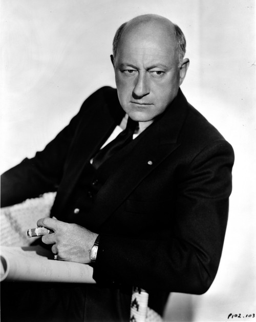Cecil B Demille in Suit and Tie with Tobacco on Hand Photo Print - Item # VARCEL691391