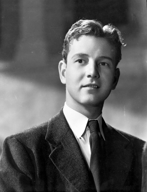 Tom Drake Posed in Black Coat Photo Print - Item # VARCEL691475