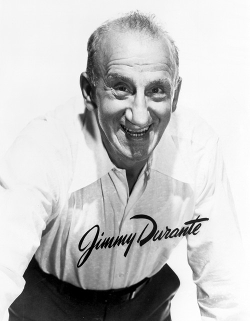 Jimmy Durante in White With White Background Photo Print - Item # VARCEL691539