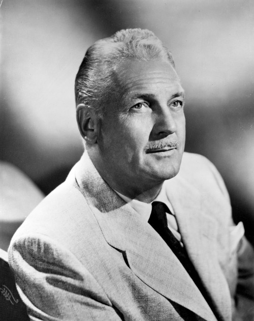 Charles Farrell Posed in White Suit Photo Print - Item # VARCEL691626
