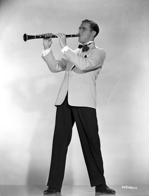 Benny Goodman playing a clarinet Photo Print - Item # VARCEL691834
