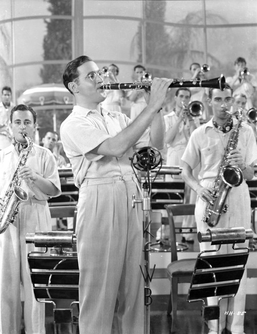 Candid of Benny Goodman with band Photo Print - Item # VARCEL691837