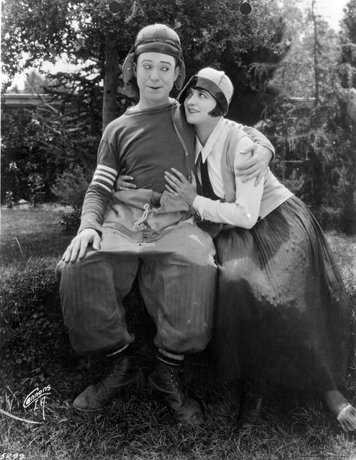 Harry Langdon Couple Scene in Movie Photo Print - Item # VARCEL692315