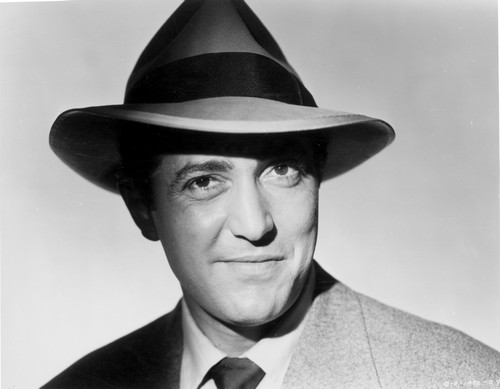 Sheldon Leonard wearing a Suit and a Hat in a Close Up Portrait Photo Print - Item # VARCEL692346