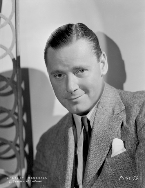 A Portrait Of Herbert Marshall Photo Print - Item # VARCEL692535