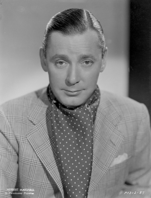 A Portrait Of Herbert Marshall Photo Print - Item # VARCEL692536