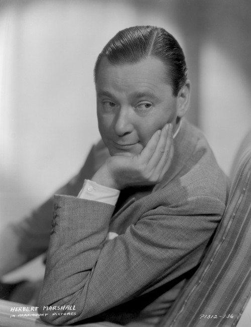 A Portrait Of Herbert Marshall Photo Print - Item # VARCEL692538