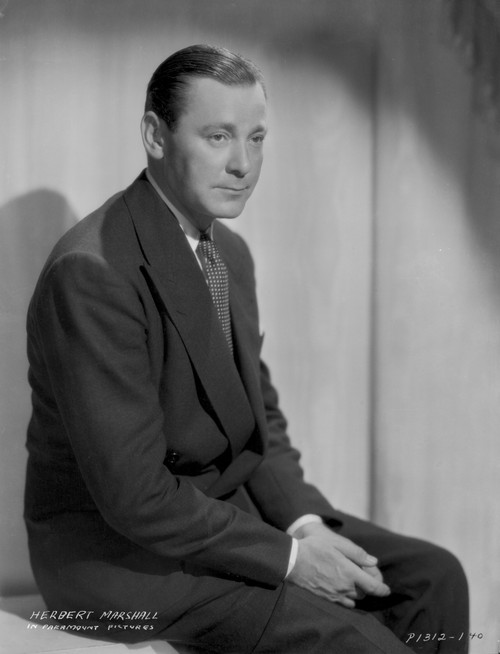 A Portrait Of Herbert Marshall Photo Print - Item # VARCEL692547