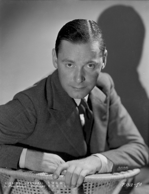 A Portrait Of Herbert Marshall Photo Print - Item # VARCEL692539