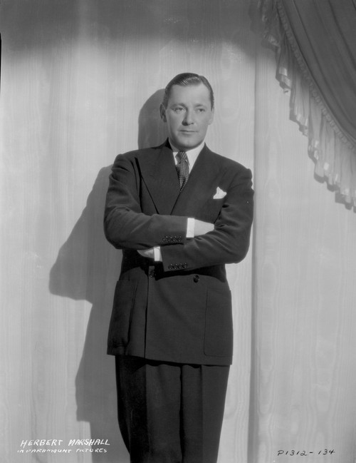 A Portrait Of Herbert Marshall Photo Print - Item # VARCEL692551