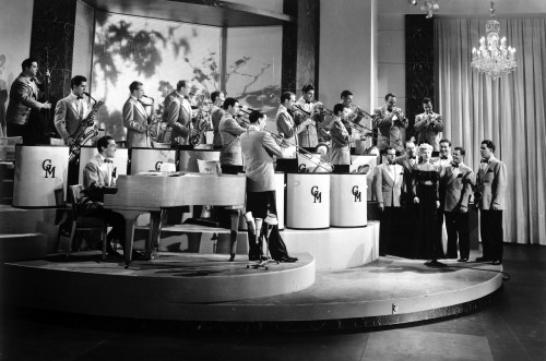 Candid of Glenn Miller and orchestra on performing Photo Print - Item # VARCEL692631