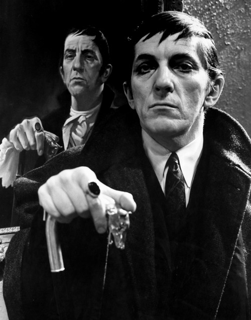 Dark Shadows Cast Member on a Portrait in Black and White Photo Print - Item # VARCEL692718