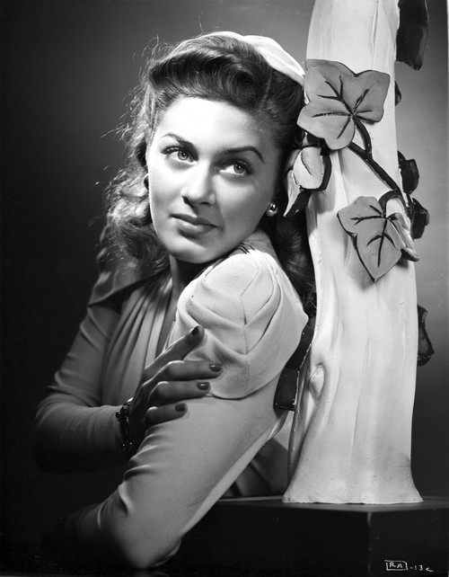 Ramsey Ames posed in A Portrait in Black and White Photo Print - Item # VARCEL692754